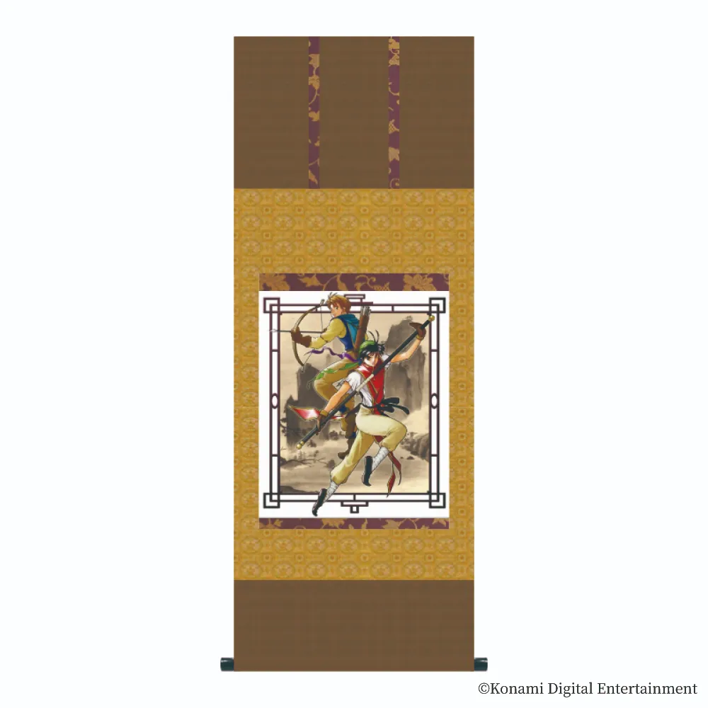 掛け軸 『幻想水滸伝I』 テッドと共に