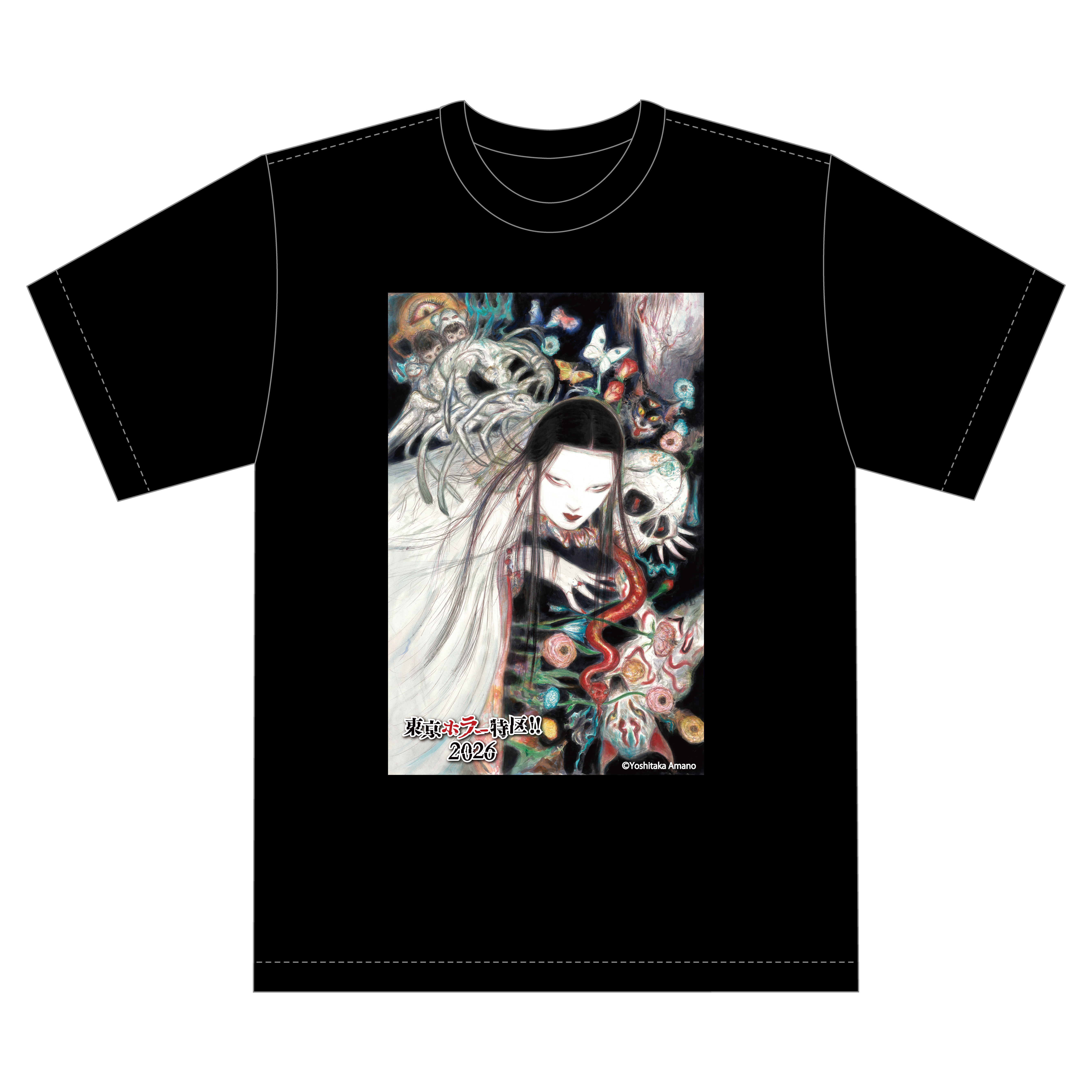 東京ホラー特区!!2026 天野喜孝KV Tシャツ〈S・M・L・XL・XXL〉 商品画像
