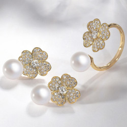 花珠パールダイヤモンドk18製品