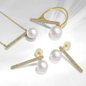 花珠k18ダイヤモンドジュエリーの画像