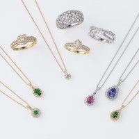 3万円からk18 pt900 ダイヤモンドジュエリー