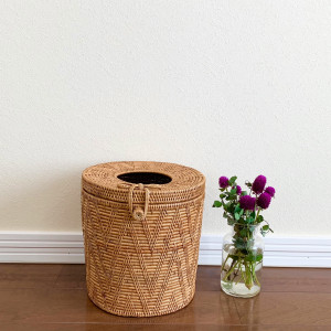 手編みアタの屑籠の画像