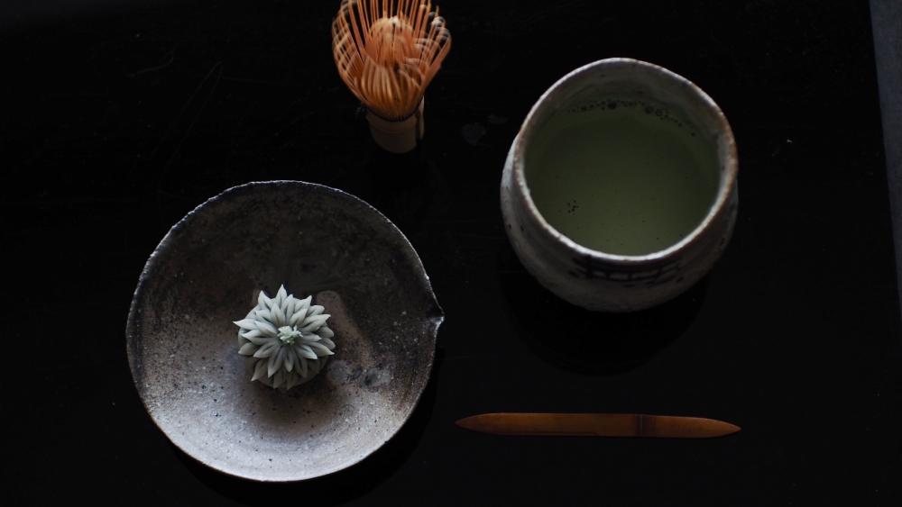 須恵菓子皿