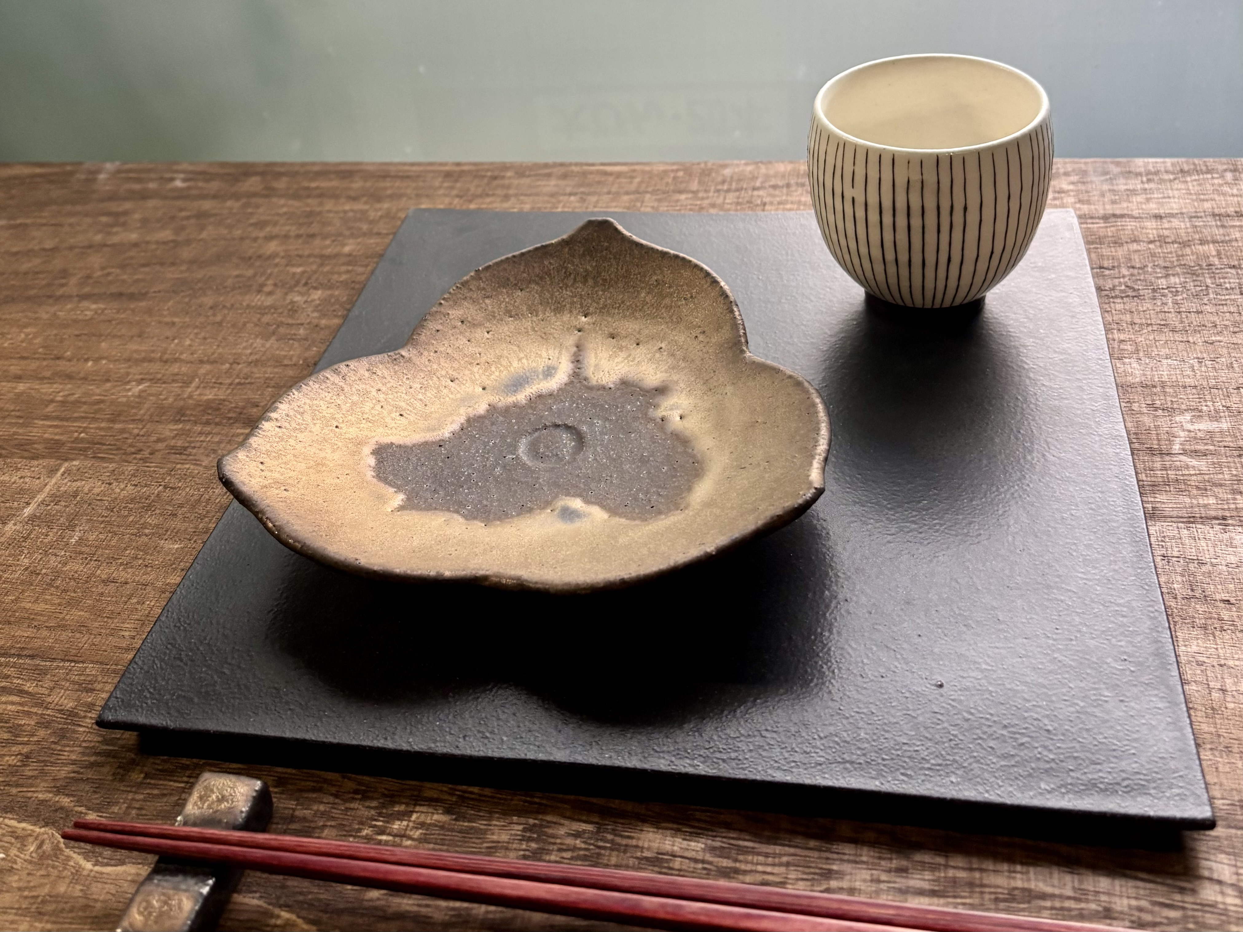 露草　盛り皿