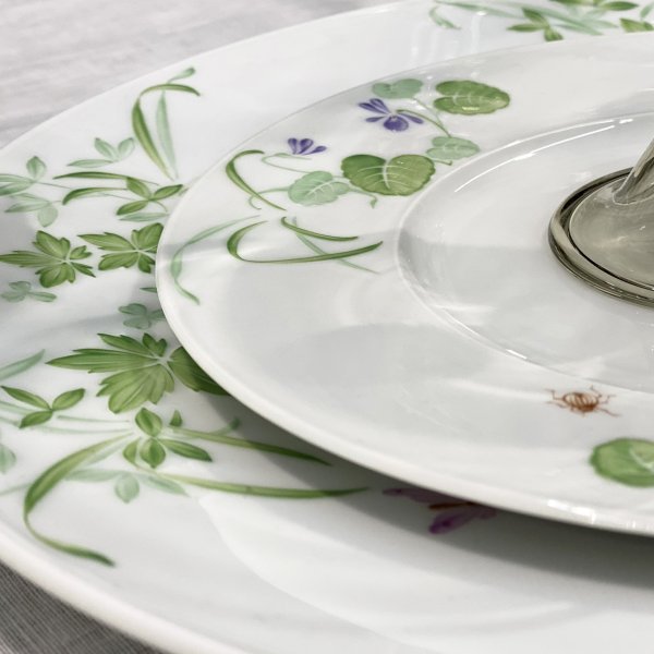 フィールドブルーム　リーフ　　デザートプレート