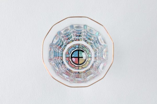 金杯（万華鏡）　四宝（貝入）黒