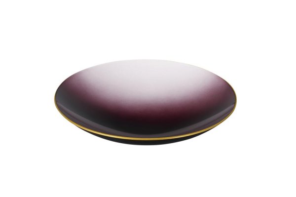 ブランド名【彩】　山中近代漆器　紫宵の夕暮れ　（ししょうのゆうぐれ）240プレ－ト