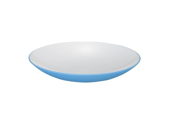 ブランド名【十米十色】　山中近代漆器　ハロ－ブルー　240プレ－ト