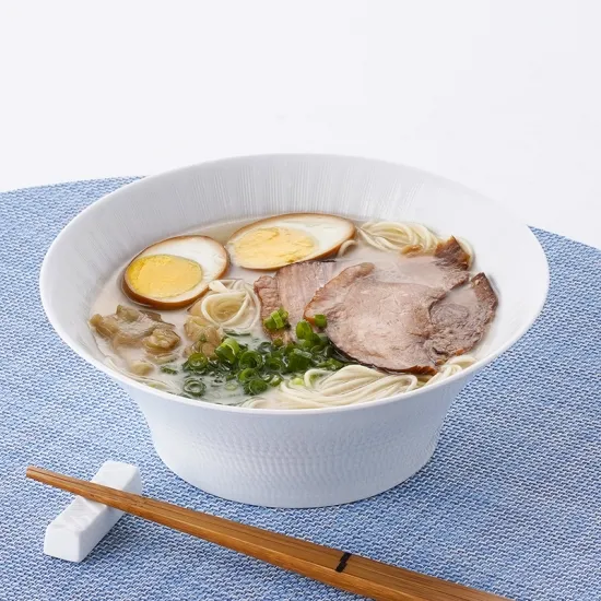 白磁手彫　朝顔ボール