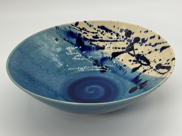 トルコブルー大鉢