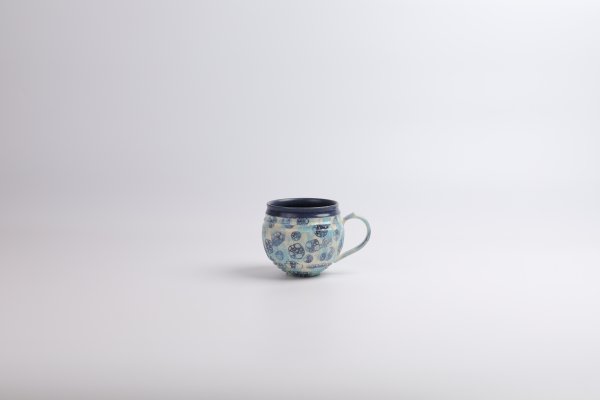 バブルマグカップ（ブルー)