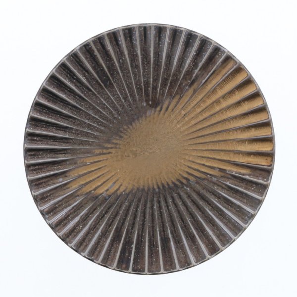 中皿 16.5cm 金吹き Mum
