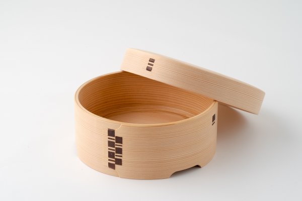 曲げわっぱ　おひつ3合浅型