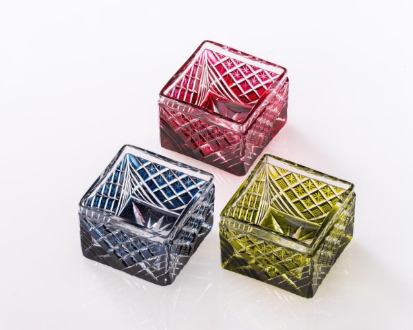 薩摩切子の繁盛升