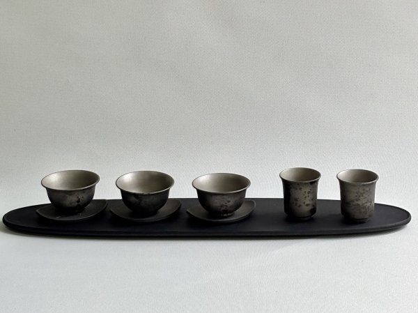 四分一塗り茶器