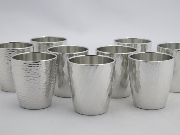 ぐい呑　あられ・うずらい・みぞれ