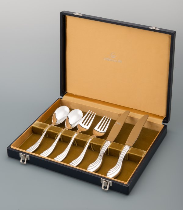 銀製ディナーセット　2人用6本セット