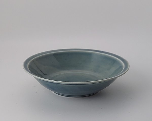 岡晋吾監修　瑠璃地パスタ皿