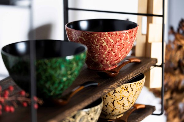 津軽塗カフェボウルカラータイプ